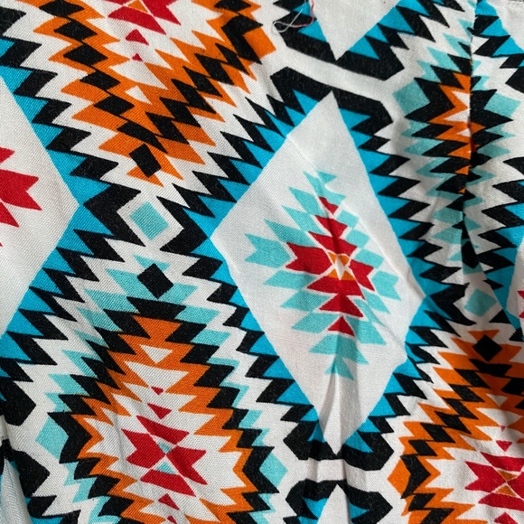 Amy & Ivy Aztec Print Mini Dress w/ Pockets - Picture 2 of 4